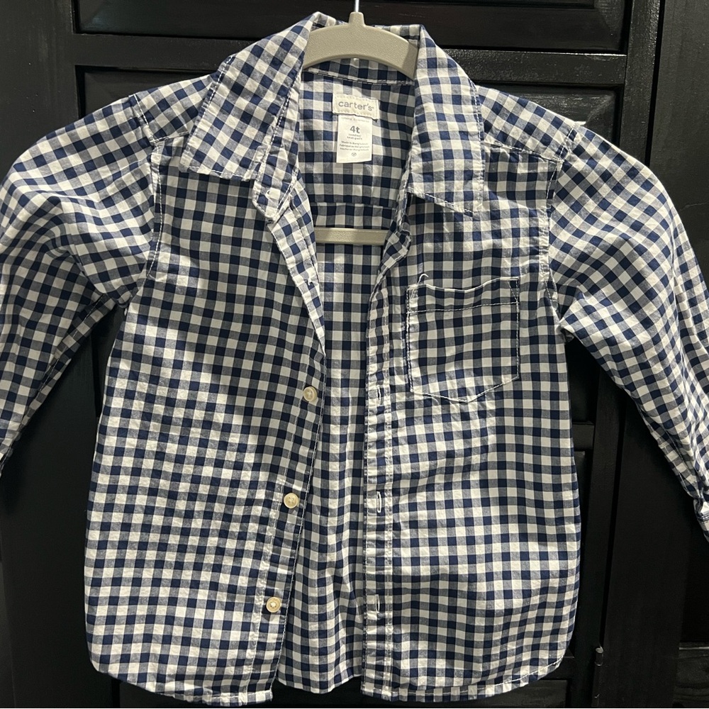 Carters button down shirt 4t